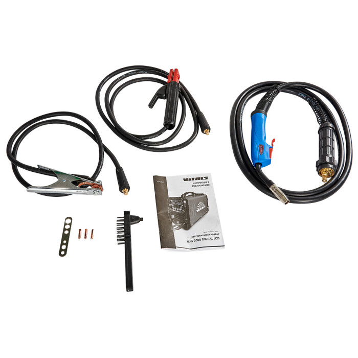 Комплект: зварювальний апарат Vitals Professional MIG 2000 Digital LCD + маска Vitals 1550 220891 - зображення 12