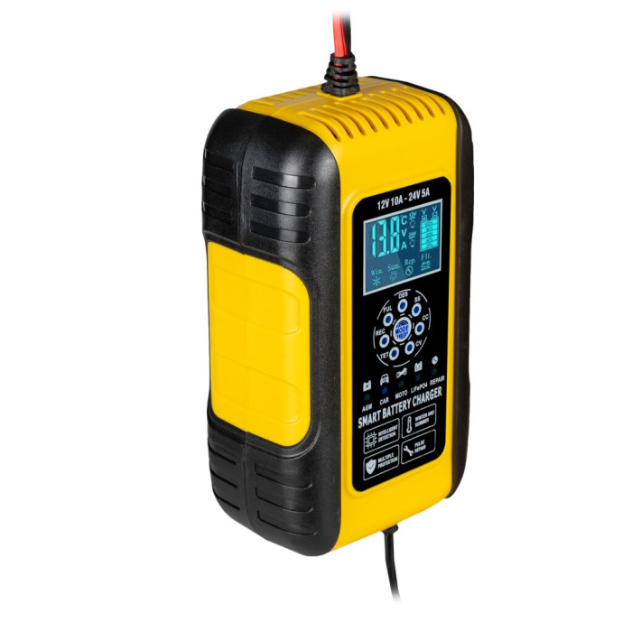 Зарядний пристрій LogicPower LP AC-022 12V/24V 10A 22640 - зображення 3