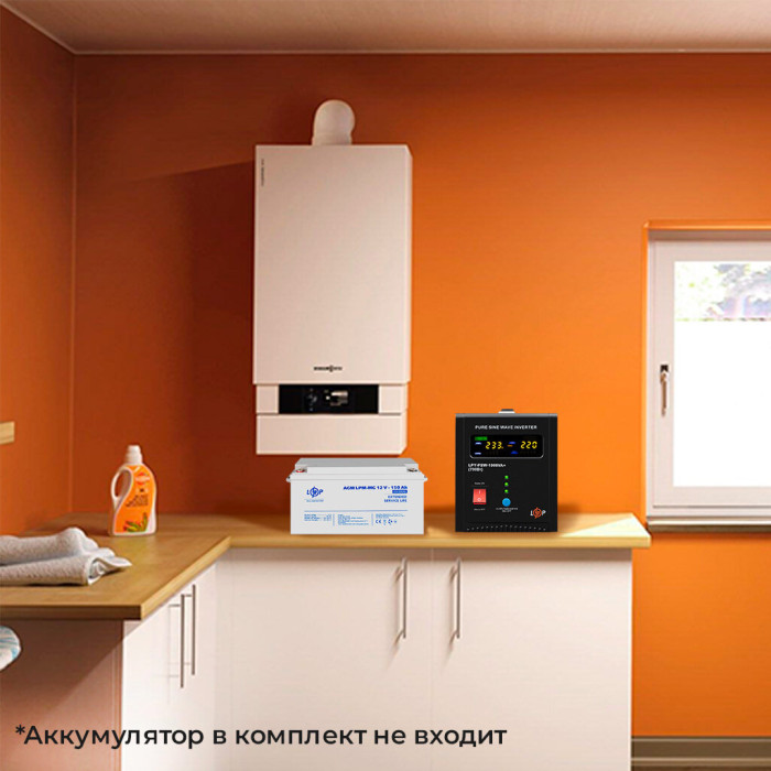 Лінійно-інтерактивне ДБЖ з правильною синусоїдою LogicPower LPY-PSW-1000VA+ (700Вт) 10A/20A 22871 - зображення 6