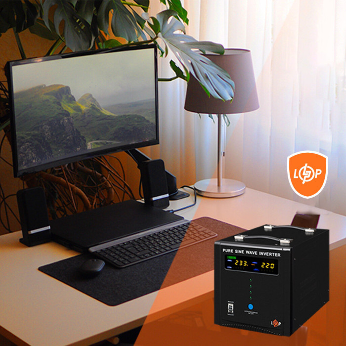 Лінійно-інтерактивне ДБЖ LogicPower LPY-PSW-2000VA+ (1400Вт) 10A/20A з правильною синусоїдою 24V 22873 - зображення 7