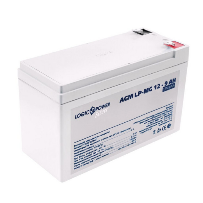 Акумулятор LogicPower LP-MG Silver мультигелевий AGM 12 В 9 Аг 2330