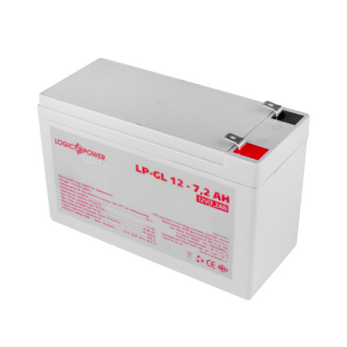 Аккумулятор LogicPower LP-GL Silver гелевый 12 В 7.2 Ач 2333