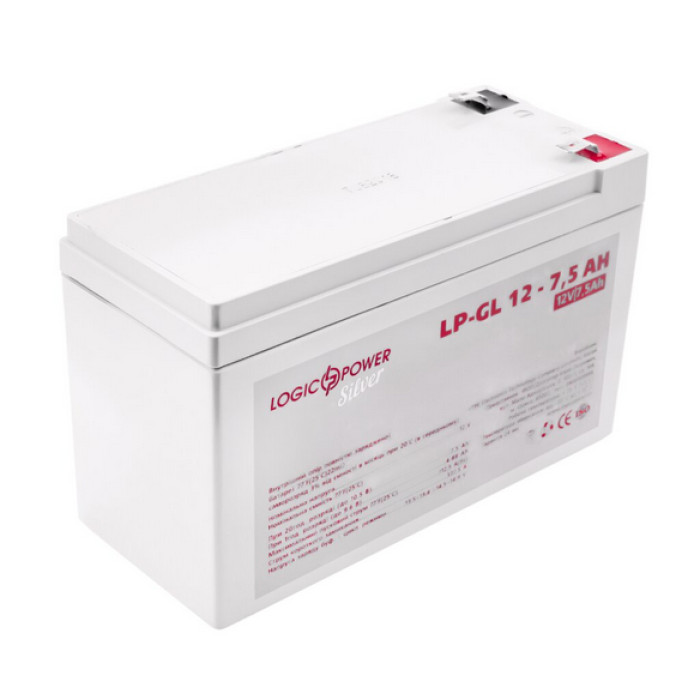 Аккумулятор LogicPower LP-GL Silver гелевый 12 В 7.5 Ач 2334