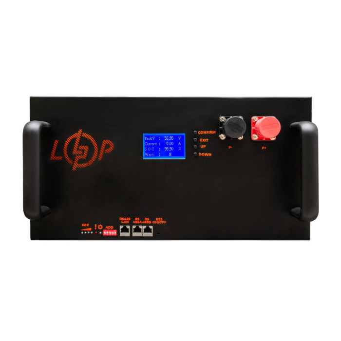 Акумулятор LogicPower LP LiFePO4 51,2V - 230 Ah (11776Wh) (Smart BMS 200A/100А) з LCD RM 23628