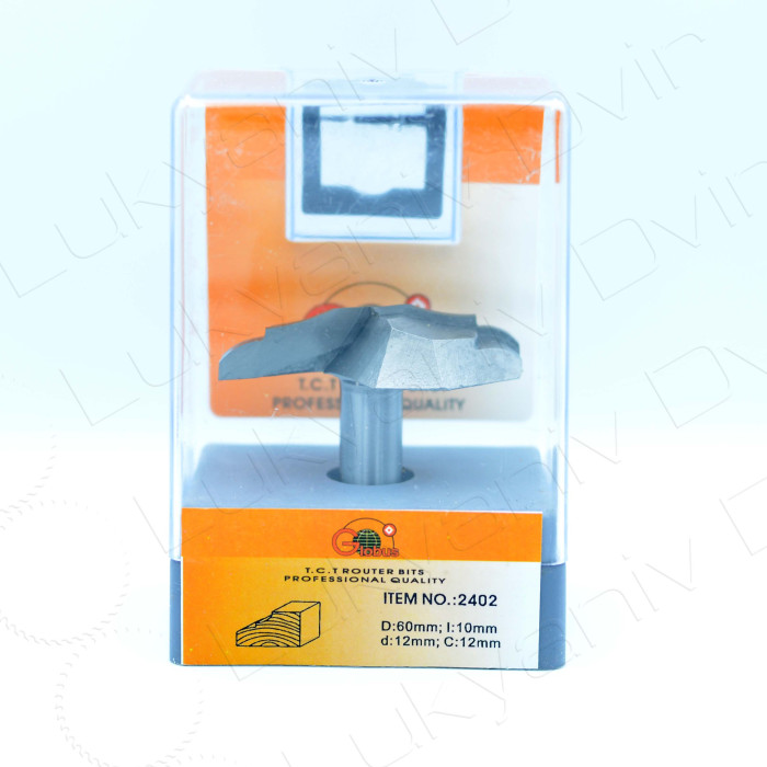Фреза по дереву Глобус 2402 D60 l10 d12 C12