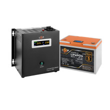 Комплект резервного питания LogicPower UPS W500 АКБ LiFePO4 819W 24181