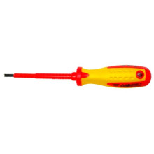 Отвертка диэлектрическая S&R VDE 1000V SL3х80 мм 250089055