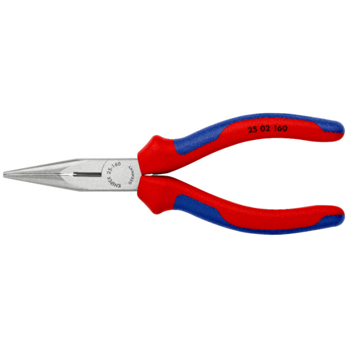 Плоские круглогубцы с режущими кромками KNIPEX 160 мм 25 02 160