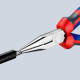 Плоскі круглогубці з ріжучими крайками KNIPEX 25 05 160 - зображення 2