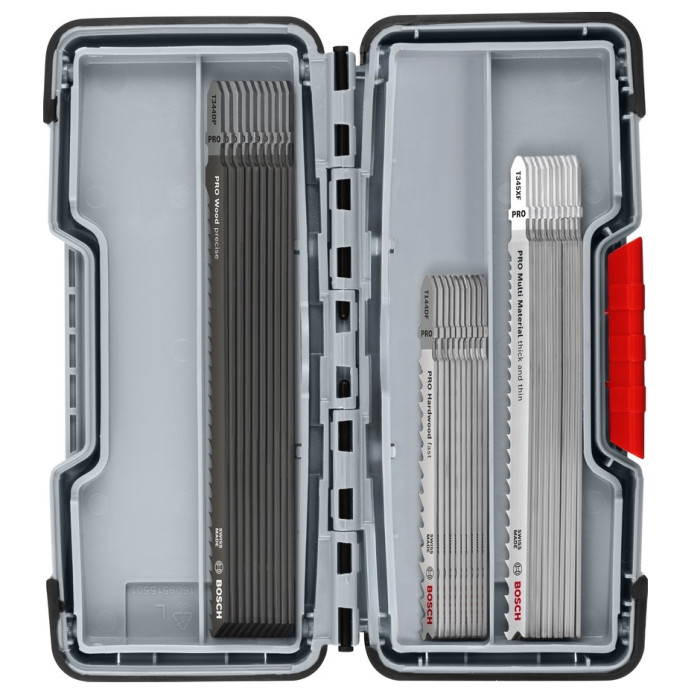 Набор полотен универсальных для лобзика 30 шт BOSCH PRO Wood and Metal 2607011946