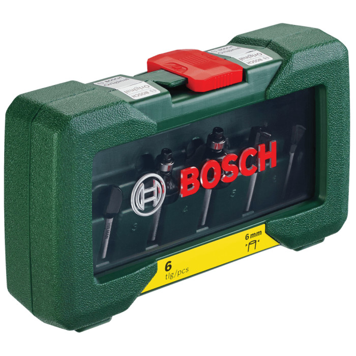 Набір фрез по дереву 6 шт BOSCH 6 мм 2607019463 - зображення 2