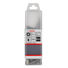 Биты 100 шт BOSCH Eco PH1 25 мм 2608521218