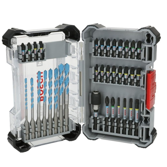 Набір біт та свердел BOSCH PRO Impact Mixed Set 35 предметів 2608522518
