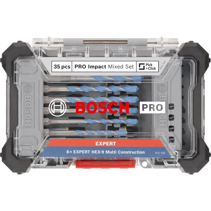 Набір біт та свердел BOSCH PRO Impact Mixed Set 35 предметів 2608522518 - зображення 2