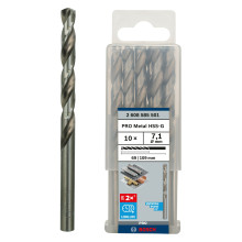 Сверла по металлу 10 шт BOSCH PRO Metal HSS-G 7.1х69 мм 2608585501