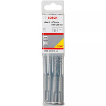 Бури по бетону 10 шт BOSCH SDS plus-5 5х100х165 мм SDS-Plus 2608585613