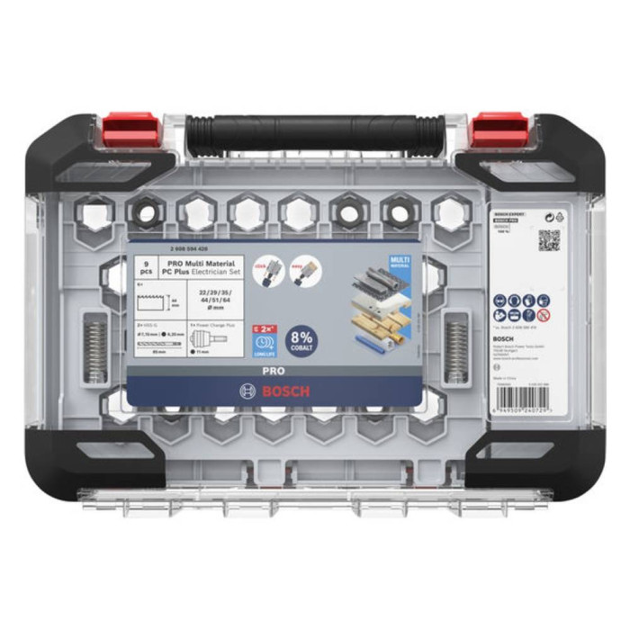 Набір біметалевих коронок універсальних 6 шт BOSCH PRO Multi Material PC Plus 22-64 мм 2608594428 - зображення 2
