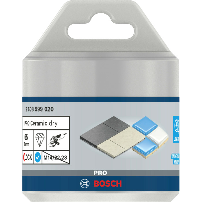 Свердло алмазне по кераміці BOSCH PRO Ceramic dry 65x35 мм X-Lock 2608599020 - зображення 2