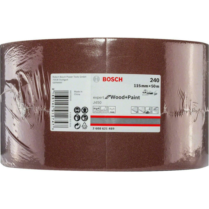 Шлифовальный рулон BOSCH J450 Expert for Wood and Paint G240 2608621489 - изображение 2