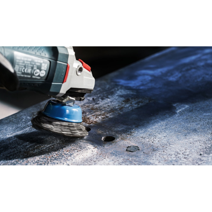 Чашечная зачистная щетка BOSCH PRO Metal heavy 100x0.5 мм 2608622010 - изображение 5