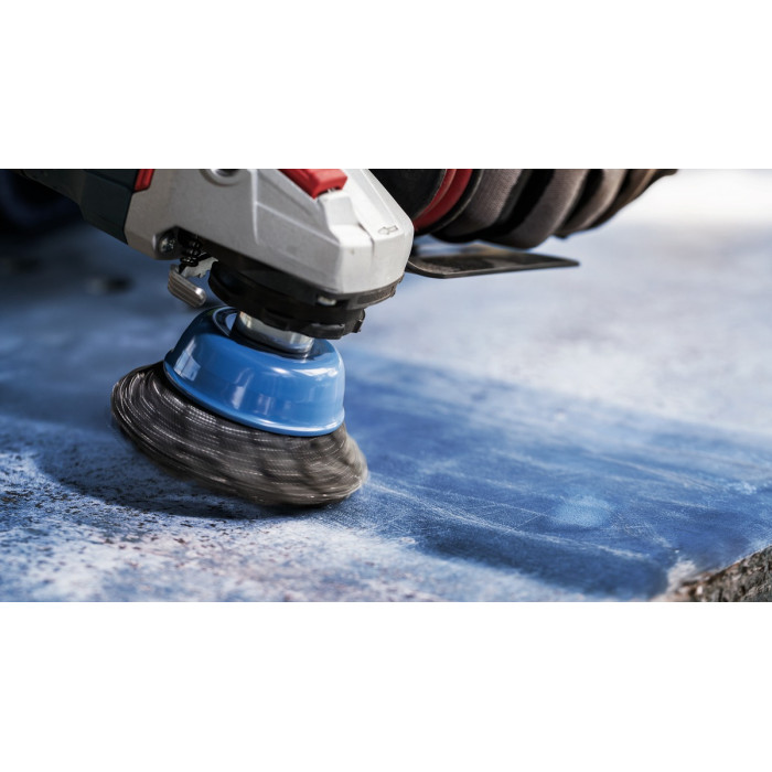 Чашечная зачистная щетка BOSCH PRO Metal heavy 100x0.5 мм 2608622010 - изображение 6
