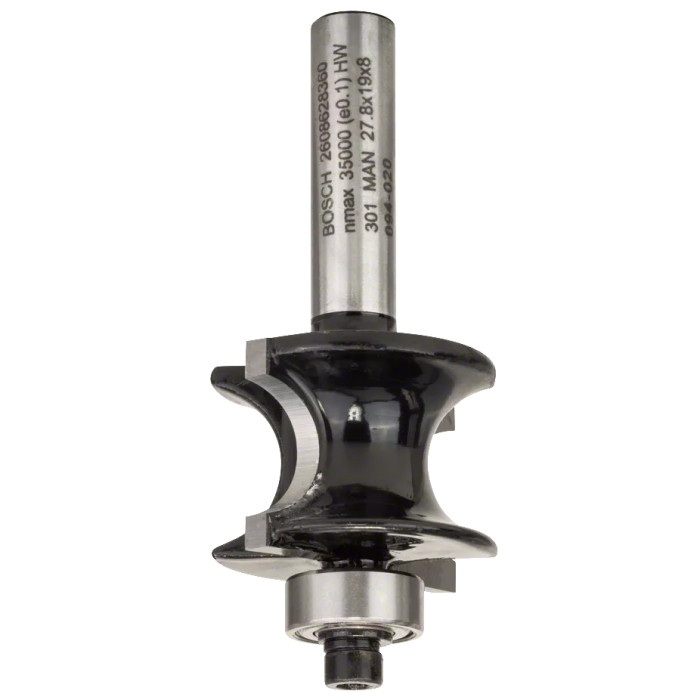 Фреза фасонная по дереву BOSCH Standard for Wood D27.8 l18.6 L63 d8 2608628360