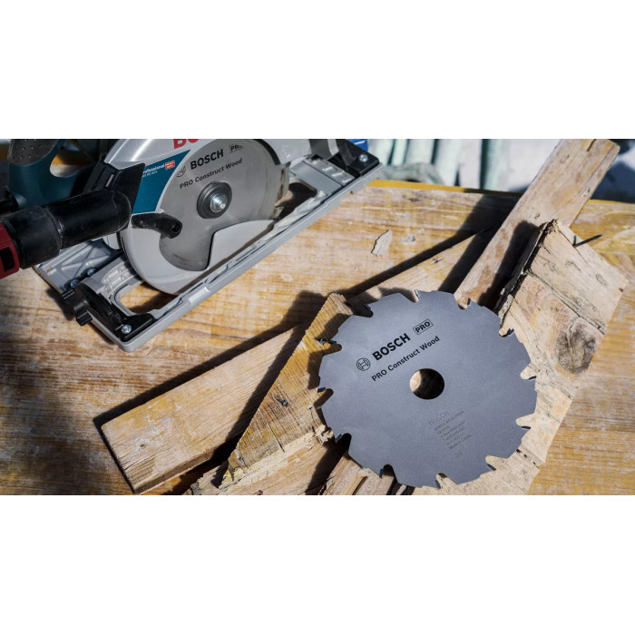 Диск пильний по конструкционному дереву BOSCH PRO Construct Wood 190х30х12 2608640633 - изображение 4