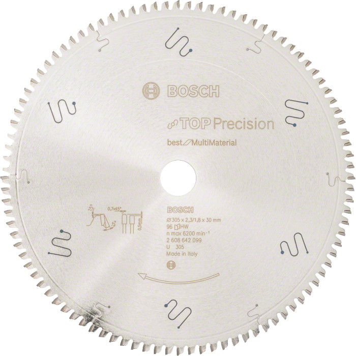 Диск пильный универсальный BOSCH Best for Multi Material 305х30х96 2608642099