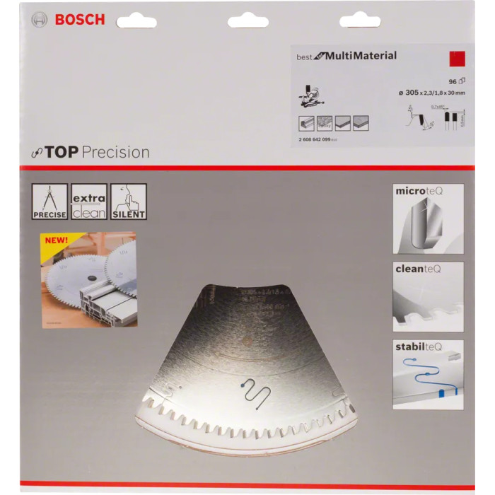 Диск пильный универсальный BOSCH Best for Multi Material 305х30х96 2608642099 - изображение 2