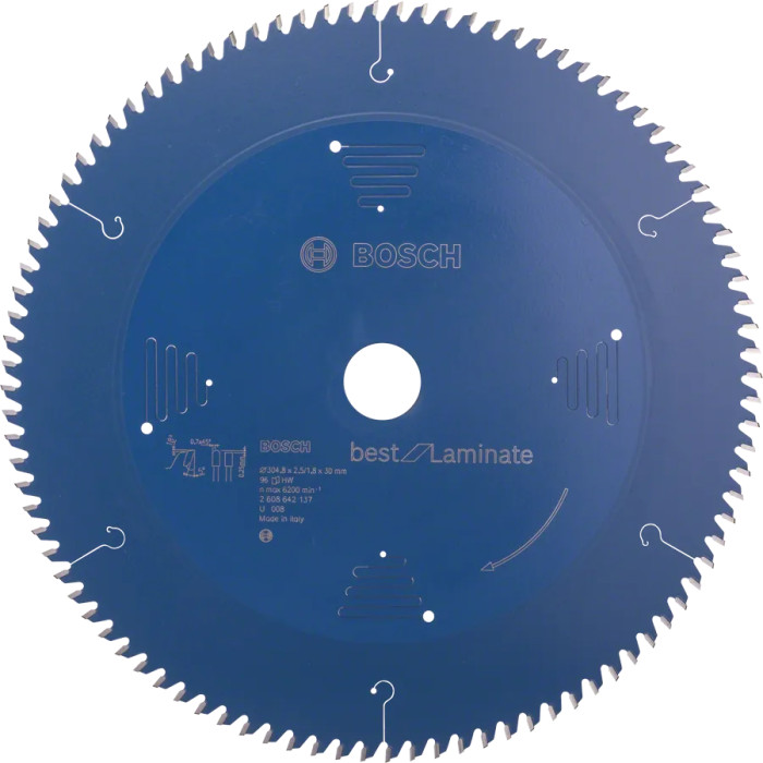 Диск пильный по ламинату BOSCH Best for Laminate 304.8х30х96 2608642137