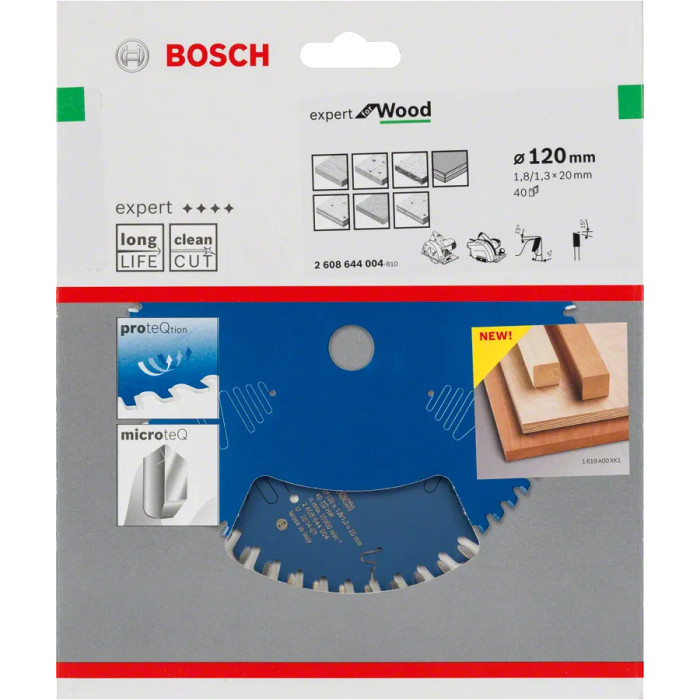 Диск пильный по дереву BOSCH Expert for Wood 120х20х40 2608644004 - изображение 2