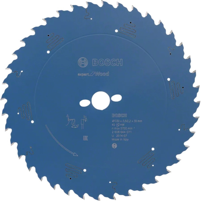 Диск пильный по дереву BOSCH Expert for Wood 330x30x40 2608644071