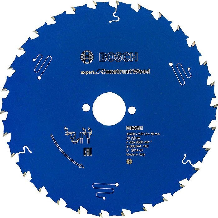 Диск пильный по дереву с гвоздями BOSCH Expert for Construct Wood 200x30x30 2608644140