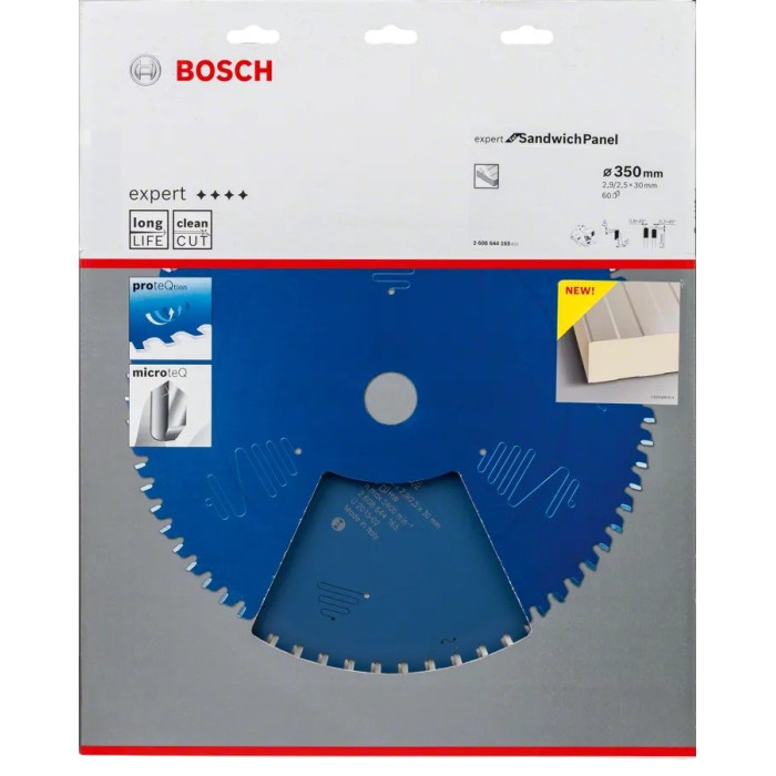 Диск пильный по стальным сэндвич-панелям BOSCH Expert for Sandwich Panel 350х30х60 2608644165 - изображение 2