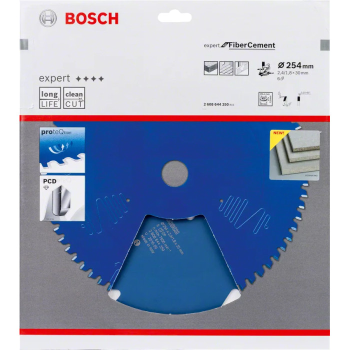 Диск пильный по фиброцементу BOSCH Expert for Fibre Cement 254х30х6 2608644350 - изображение 2