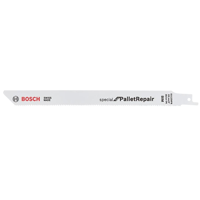 Полотна по дереву для сабельной пилы 200 шт BOSCH Special for Pallet Repair 225 мм 10/14 TPI S 1122 VFR 2608658032 - изображение 2