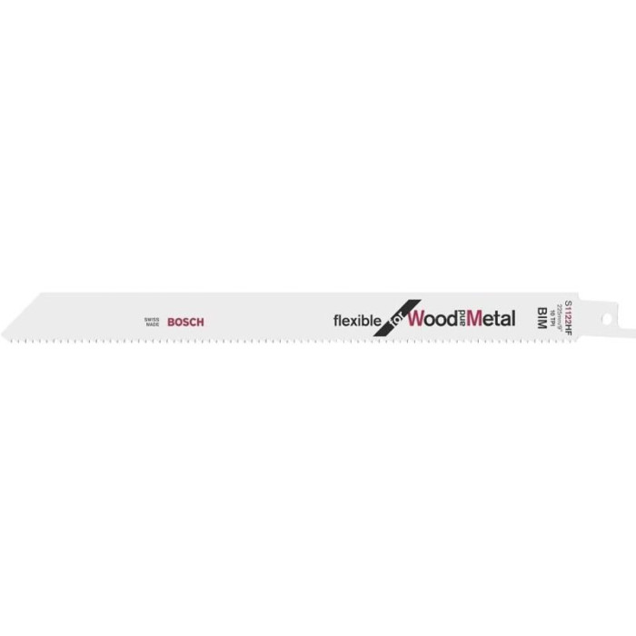 Полотна для сабельной пилы 200 шт BOSCH Flexible for Wood and Metal S 1122 HF 2608658659 - изображение 2