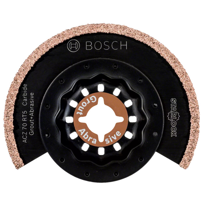 Напівкругле полотно-насадка для реноватора по бетону BOSCH Carbide ACZ 70 RT5 70 мм Starlock 2608661692