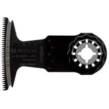 Занурювальне полотно-насадка для реноватора по дереву BOSCH HCS AII 65 BSPC 65х40 мм Starlock, Starlock PLUS/MAX 2608662354