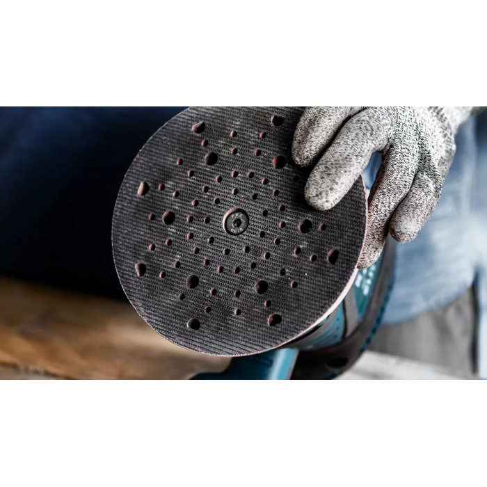 Подошва шлифовальная для краски и шпатлевки BOSCH EXPERT Multihole Medium 150 мм 2608900010 - изображение 7