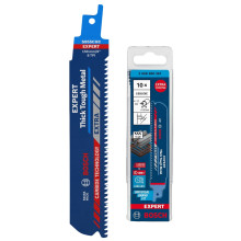 Полотна по металлу для сабельной пилы 10 шт BOSCH EXPERT Thick Tough Metal 150 мм 8 TPI S 955 CHC 2608900367