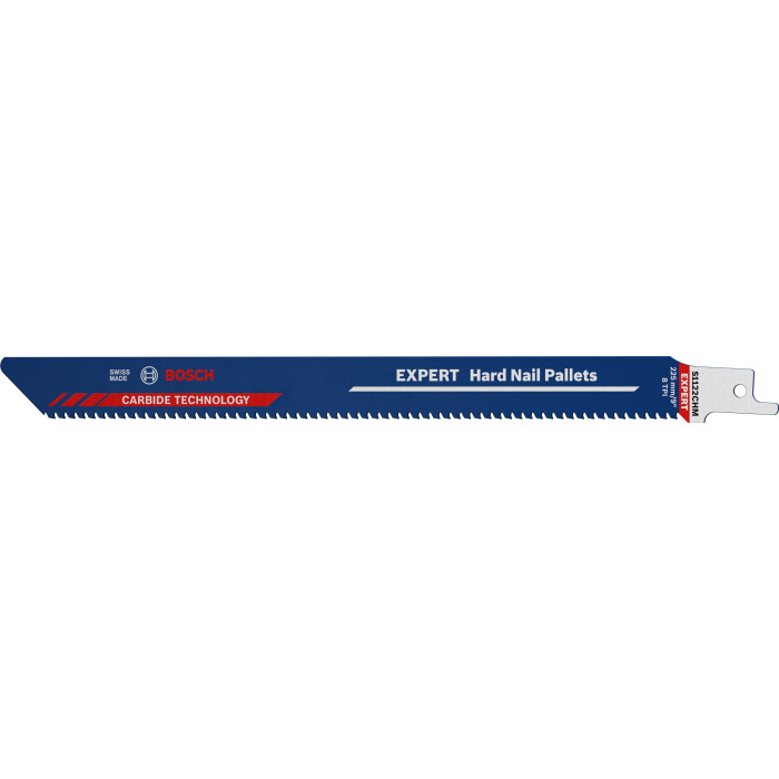 Полотна по дереву для сабельной пилы 10 шт BOSCH EXPERT Hard Nail Pallets 225 мм 8 TPI S 1122 CHM 2608900388 - изображение 2