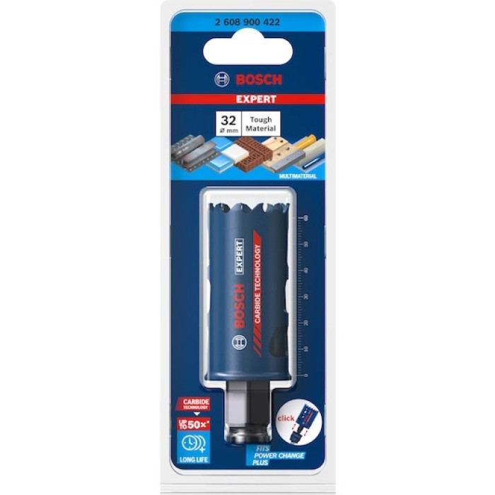 Коронка універсальна BOSCH EXPERT Multi Material PC Plus 32 мм 2608900422 - зображення 2