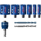 Набір біметалевих коронок універсальних 6 шт BOSCH EXPERT Tough Material PC Plus 22-68 мм 2608900445 - зображення 2
