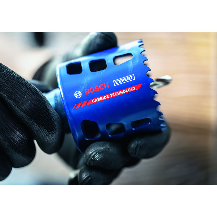 Набір біметалевих коронок універсальних 6 шт BOSCH EXPERT Tough Material PC Plus 22-68 мм 2608900445 - зображення 9