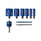 Набір біметалевих коронок універсальних 9 шт BOSCH EXPERT Multi Material PC Plus 22-68 мм 2608900446 - зображення 2