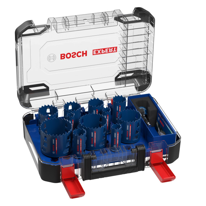 Набір біметалевих коронок універсальних 14 шт BOSCH EXPERT Multi Material PC Plus 20-76 мм 2608900448