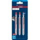 Полотна по пластику для лобзика 3 шт BOSCH EXPERT Plastic Composites Clean 117х3.3 мм T 301 CHM 2608631966 - изображение 2