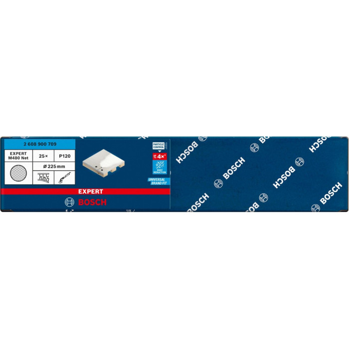 Шлифовальная сетка 25 шт BOSCH EXPERT M480 225 мм K120 2608900709 - изображение 2