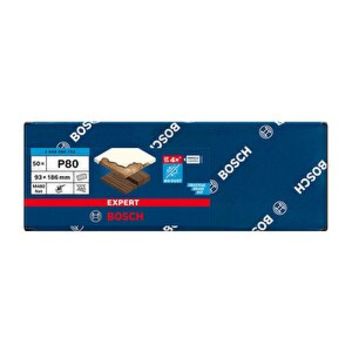 Шліфувальна сітка 50 шт BOSCH EXPERT M480 93х186 мм K80 2608900752 - зображення 2
